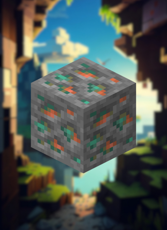 MineMagnetics Copper Ore block - Losse blokjes
