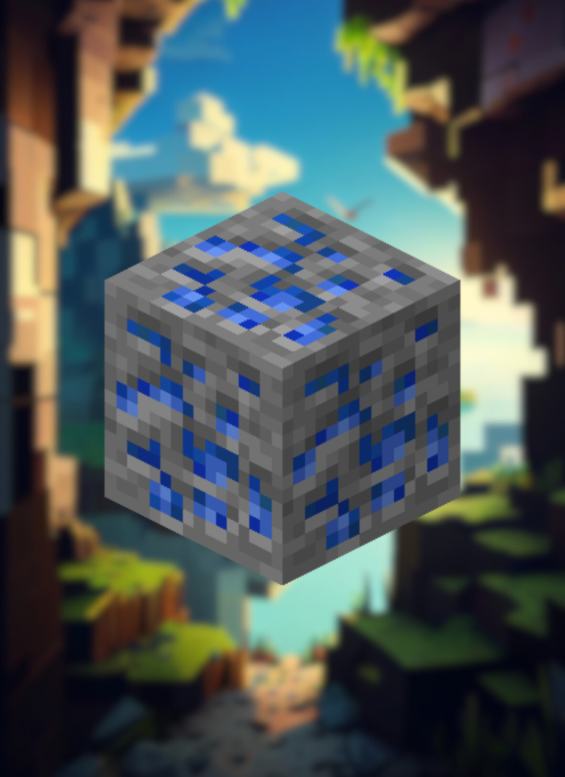 MineMagnetics Lapis Lazuli Ore block - Losse blokjes