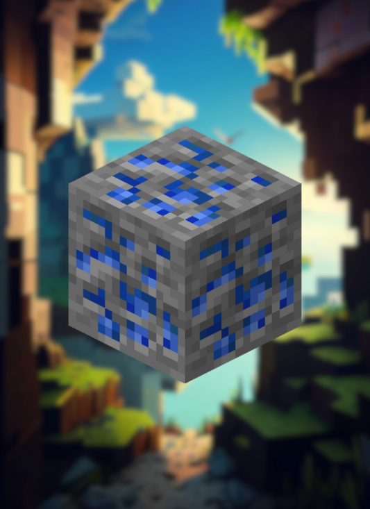 MineMagnetics Lapis Lazuli Ore block - Losse blokjes