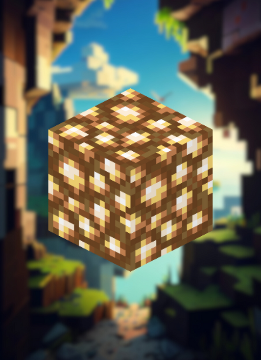 MineMagnetics Glowstone block - Losse blokjes