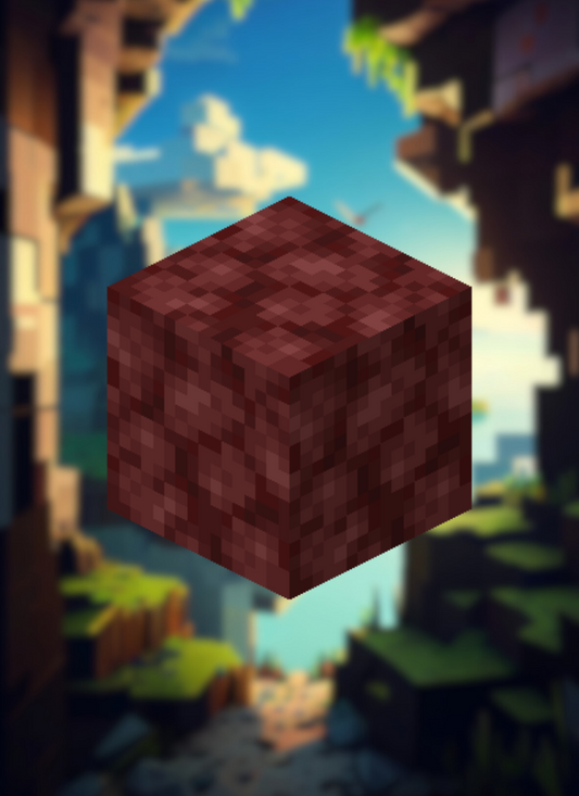 MineMagnetics Netherrack block - Losse blokjes