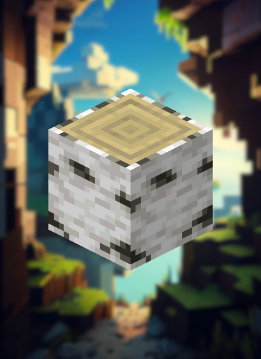 MineMagnetics Birch Log block - Losse blokjes