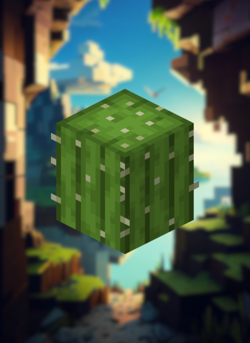 Minemagnetics Cactus block - Losse blokjes
