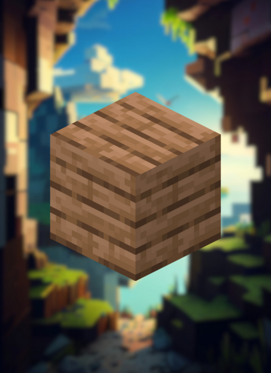 MineMagnetics Jungle Planks block - Losse blokjes