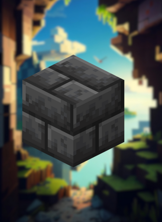 MineMagnetics Deepslate Bricks block - Losse blokjes