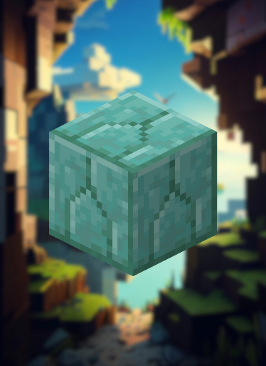 MineMagnetics Prismarine Bricks block - Losse blokjes
