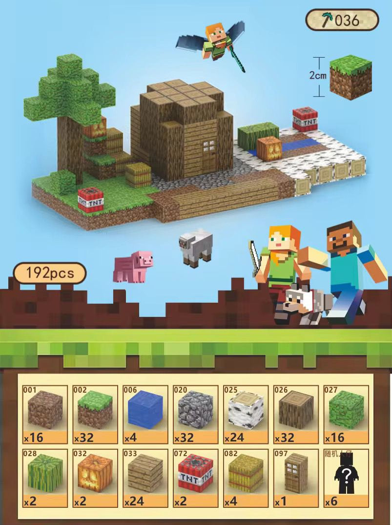 MineMagnetics Beginners Huis – Magnetische Bouwset 191 stuks