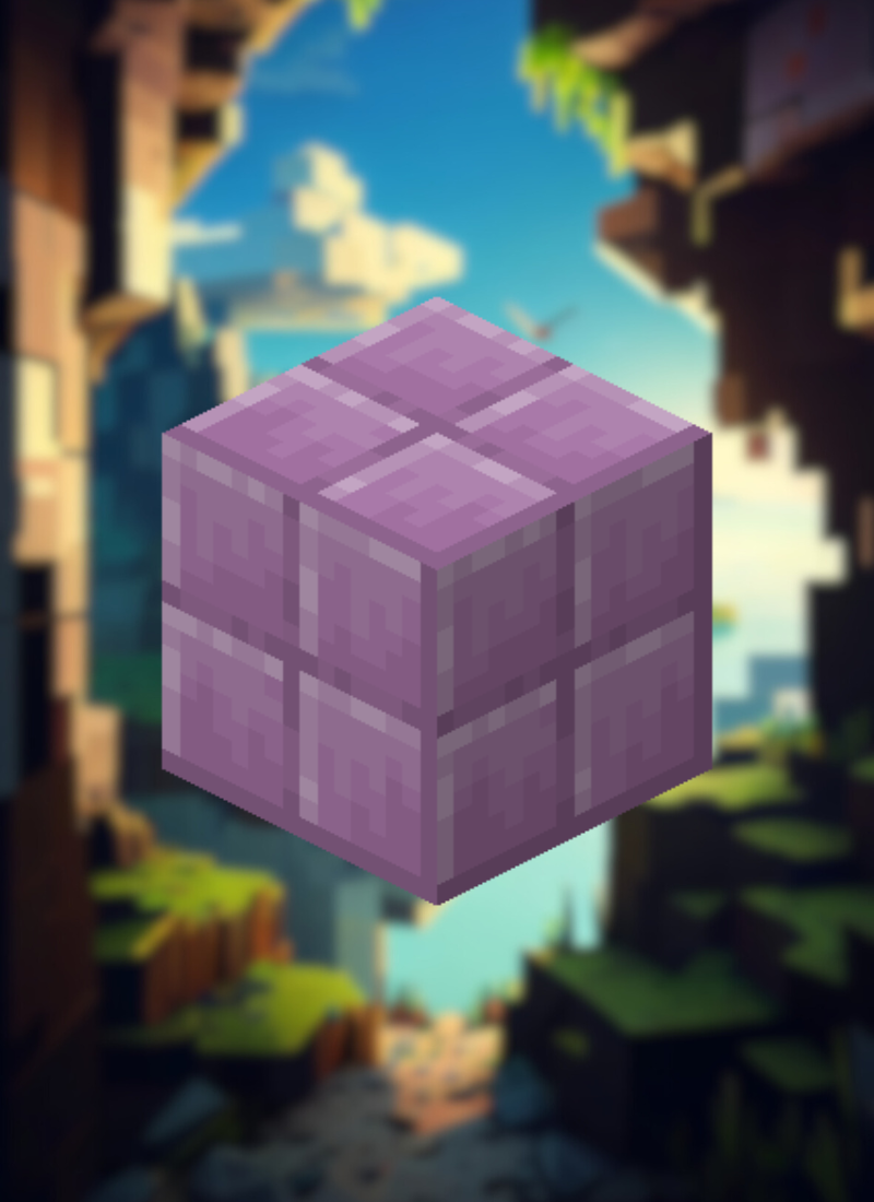 MineMagnetics PurPur block - Losse blokjes