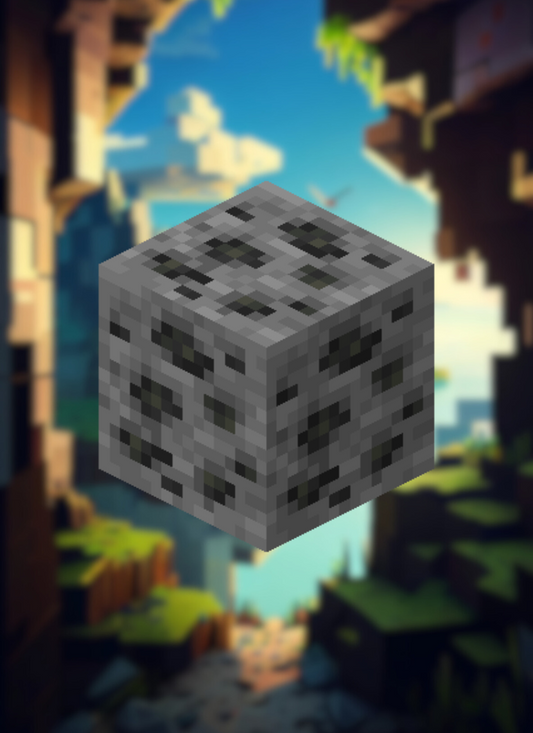 MineMagnetics Coal Ore block - Losse blokjes