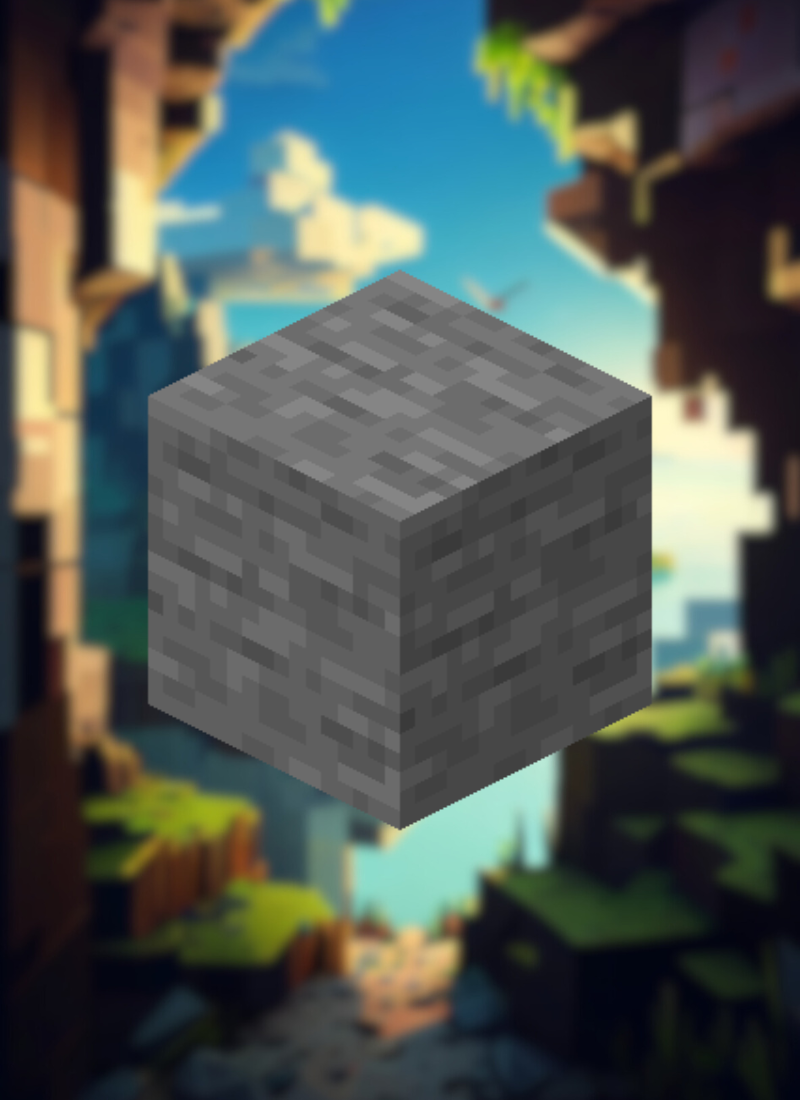 MineMagnetics Stone block - Losse blokjes