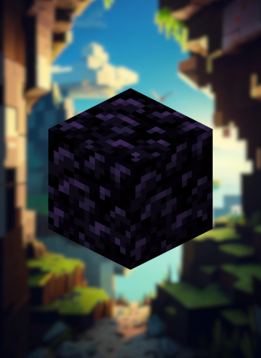 MineMagnetics Obsidian block - Losse blokjes