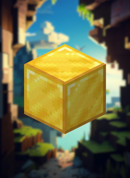 MineMagnetics Gold block - Losse blokjes
